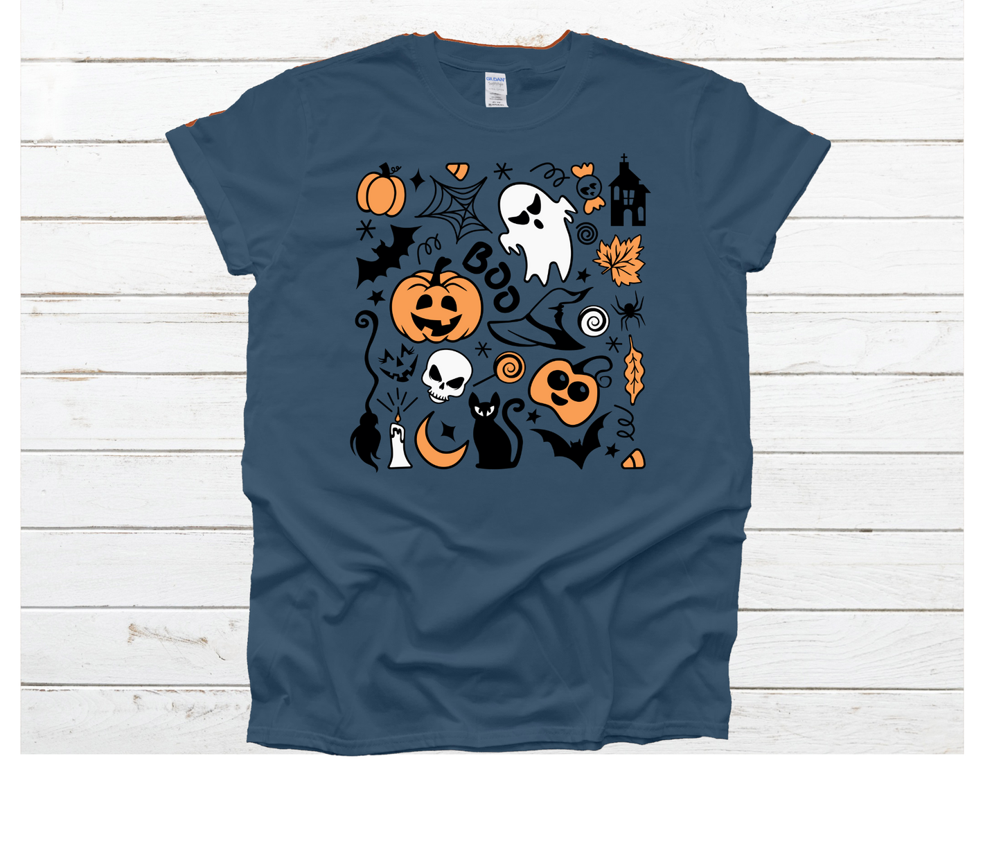 Halloween Doodles Square Shirt