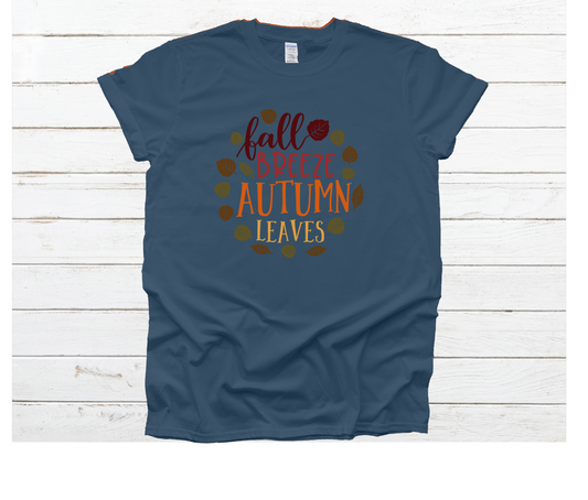 Fall Breeze Autumn Leaves Shirt