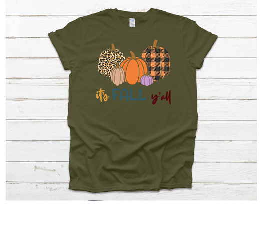 It's Fall Y'all Pumpkin Shirt