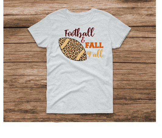 Football and Fall Y'all Shirt