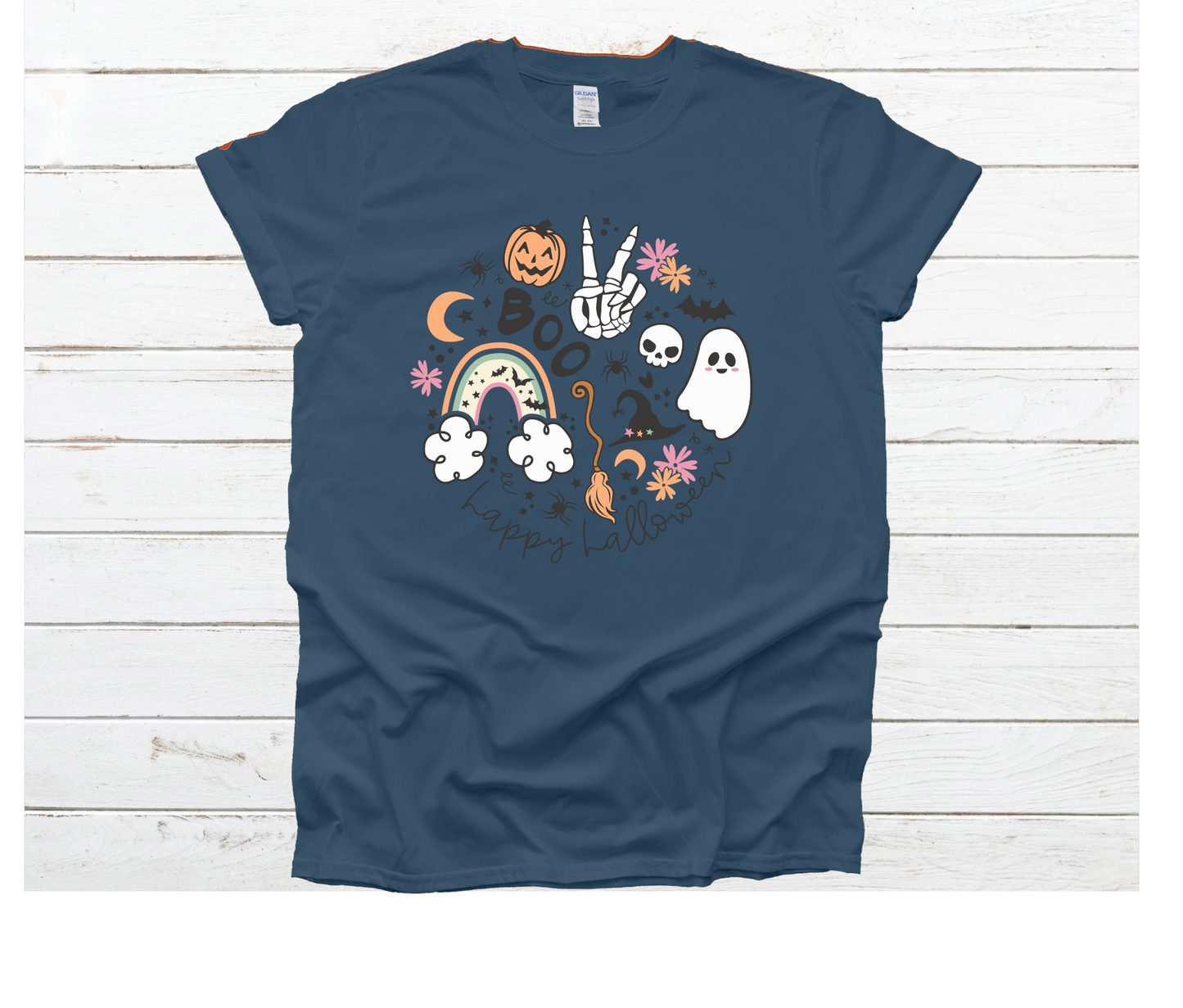 Halloween Doodles Circle Shirt