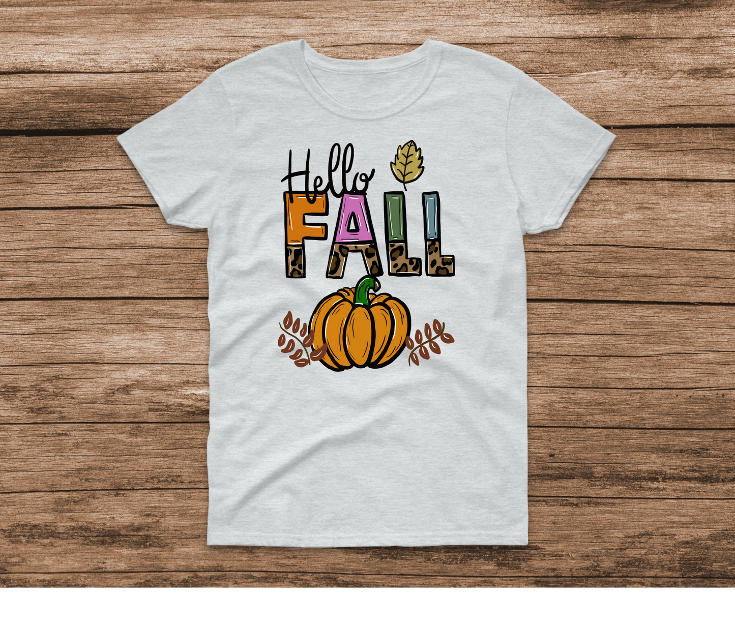 Hello Fall Ash Shirt by Ashley Sattler