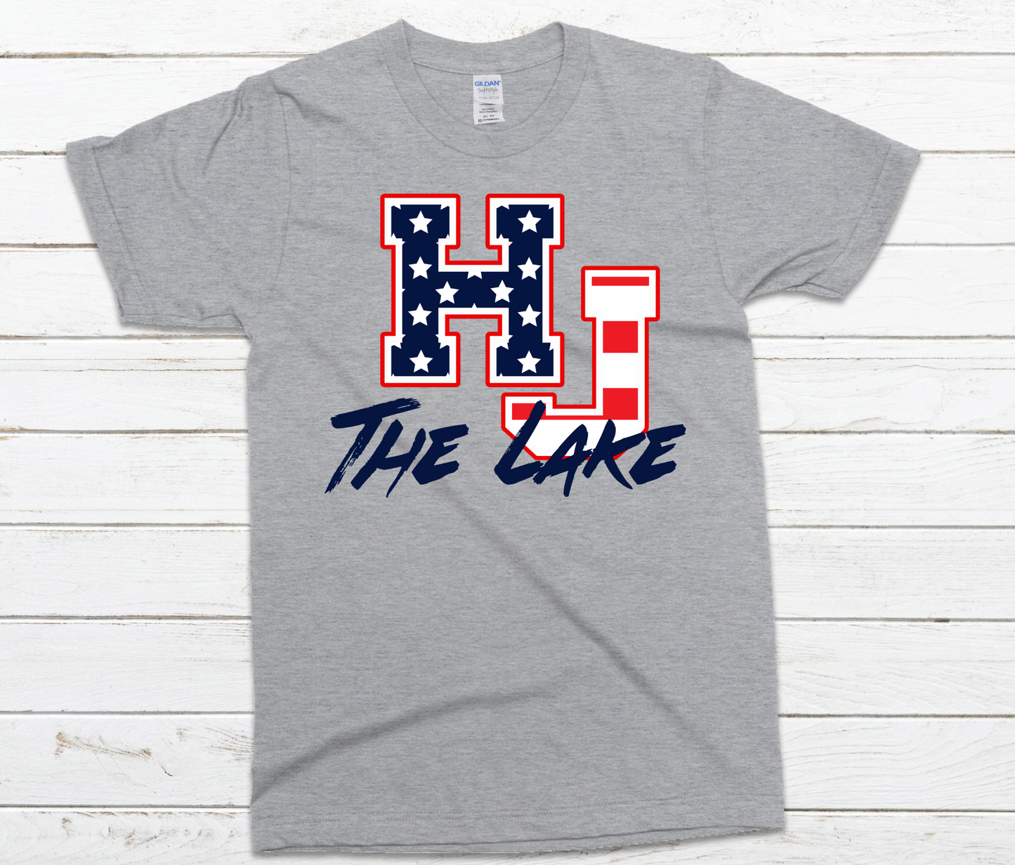 USA Flag HJ To the Lake Shirt