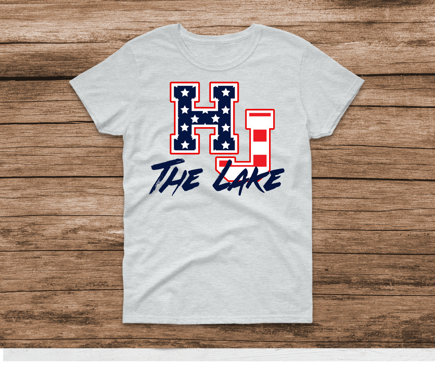 USA Flag HJ To the Lake Shirt