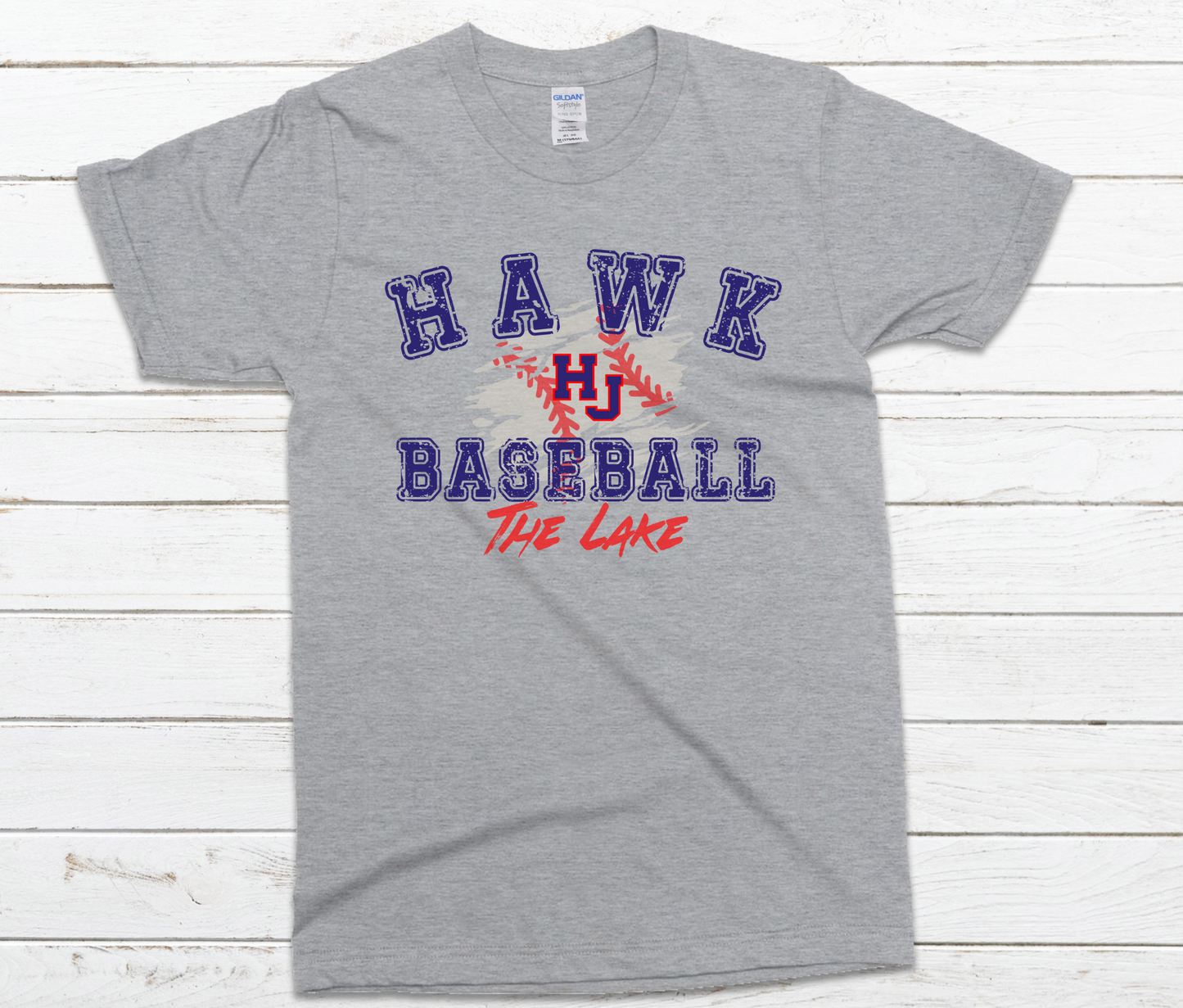 HJ Baseball To the Lake Distressed Ball Shirt