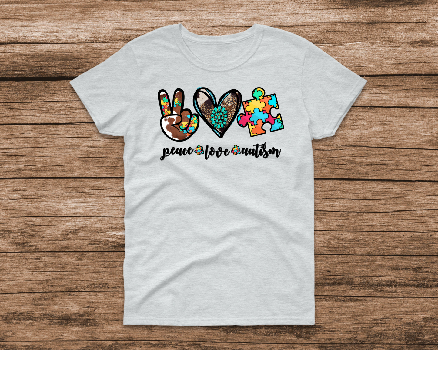 Peace Love Autism T-shirt