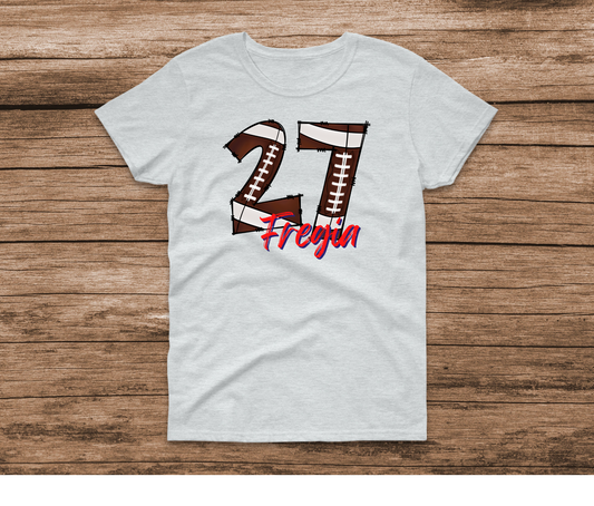 Personalized Football Number Shirt