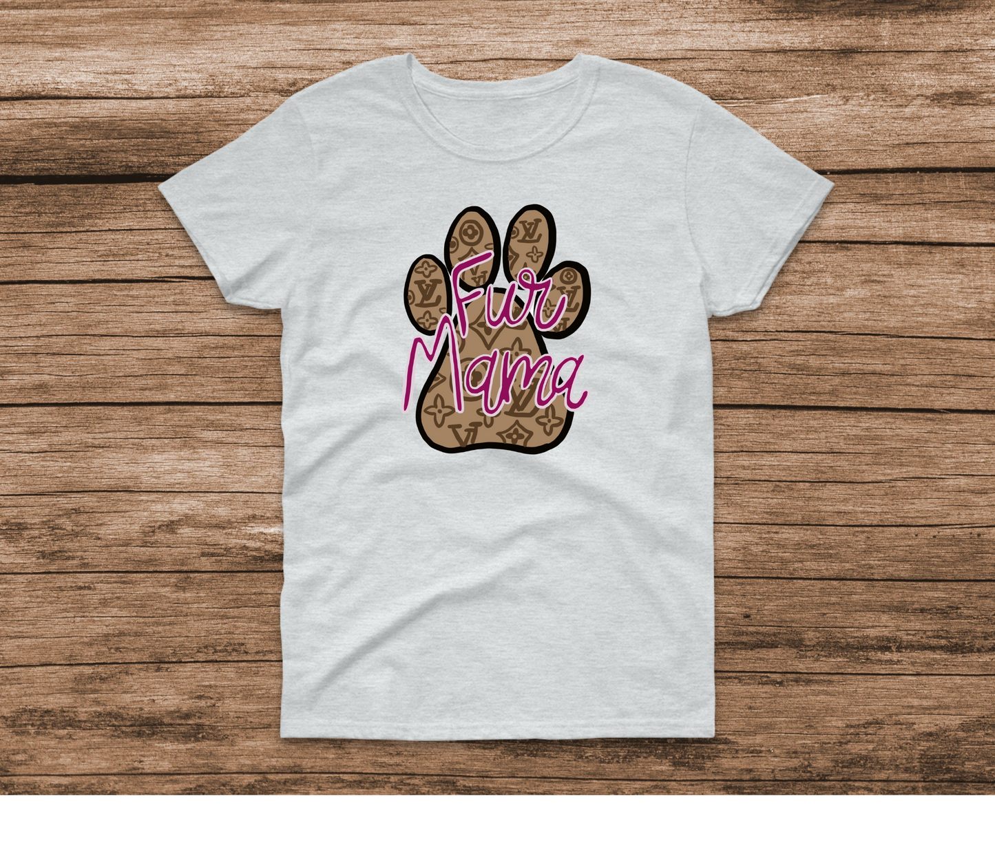 Fur mama paw print Ash Shirt by Ashley Sattler