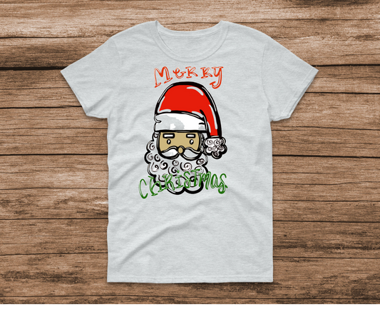 Santa Ash Shirt by Ashley Sattler