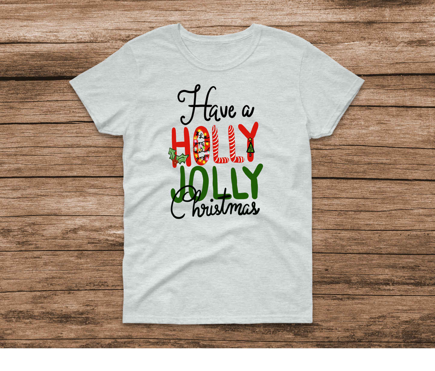 Holly Jolly Ash Shirt by Ashley Sattler