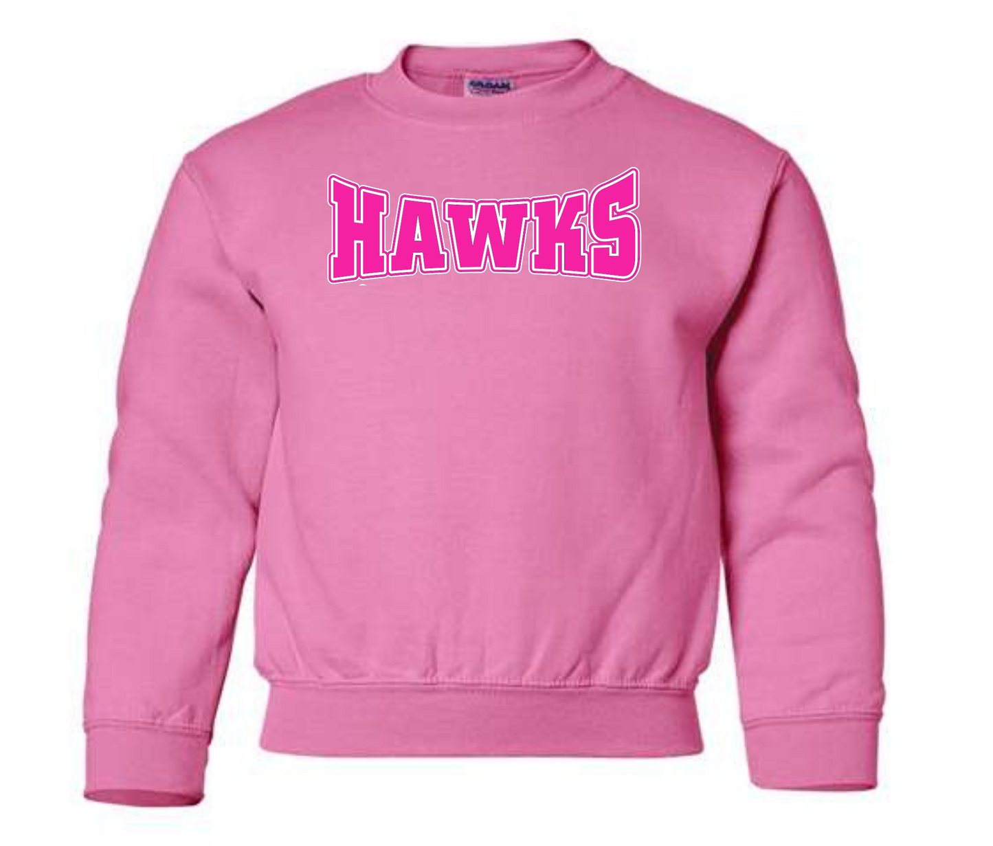 Hawks Pink Youth Sweatshirt