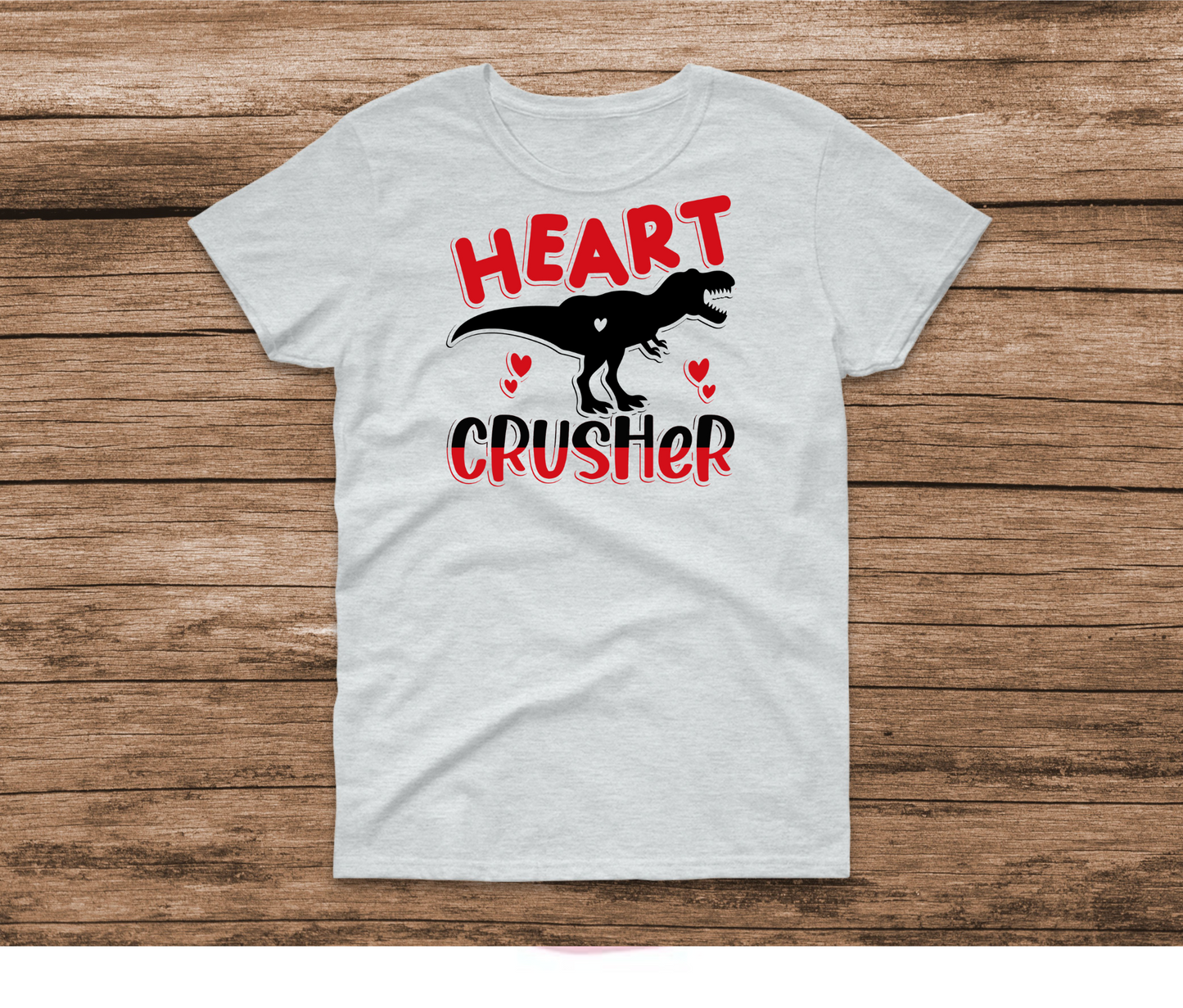 Heart Crusher Dinosaur Shirt