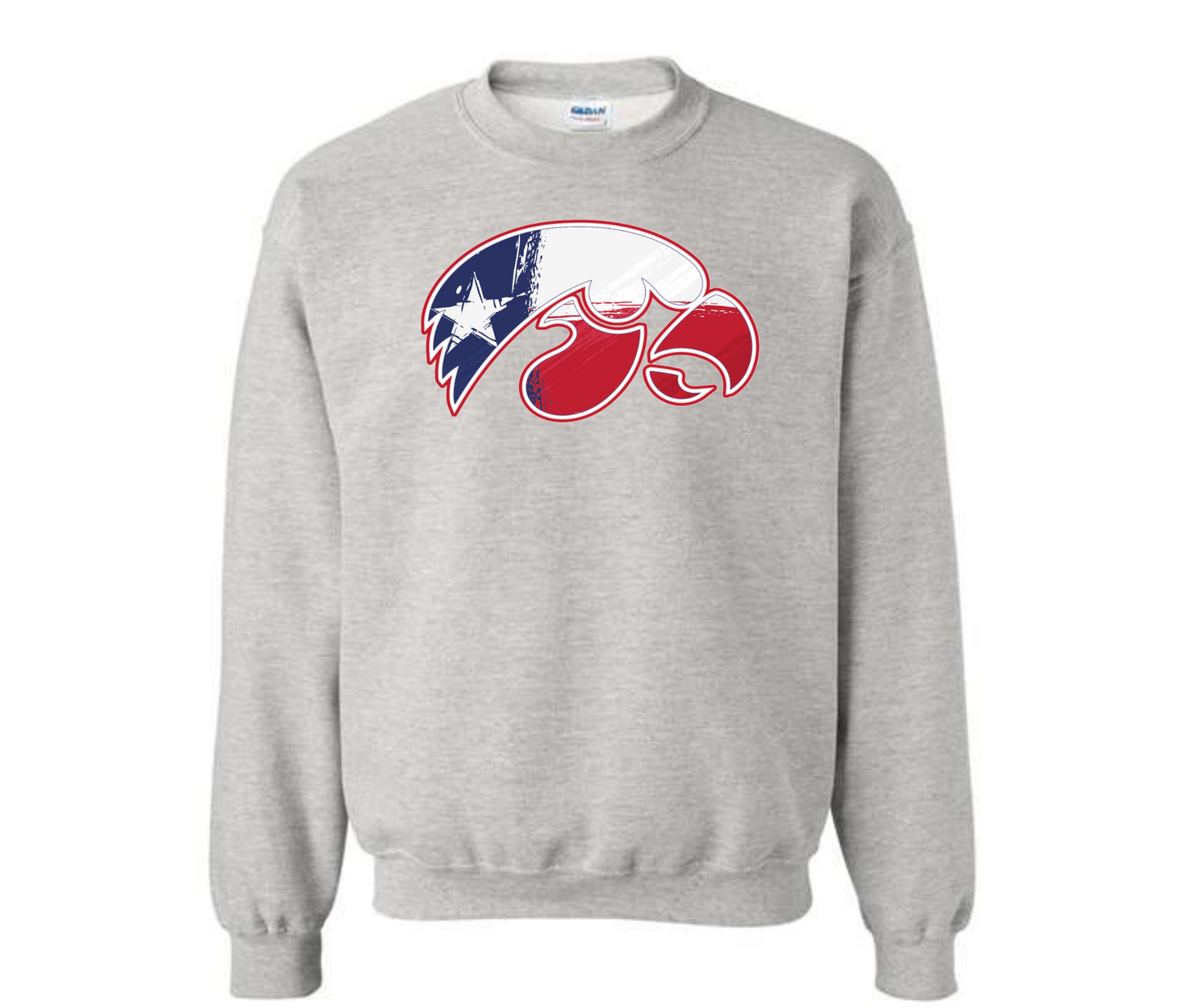 Texas Flag Hawk Sweatshirt & Hoodie & Long Sleeve Shirt