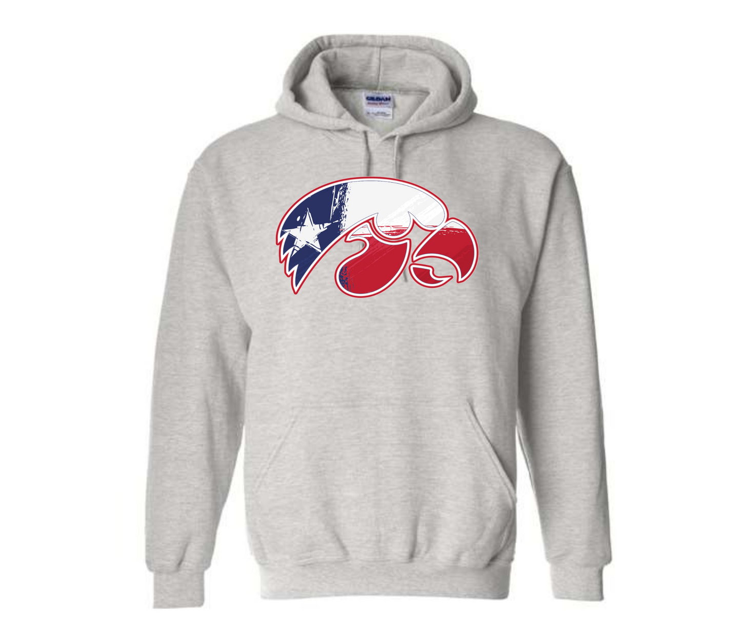 Texas Flag Hawk Sweatshirt & Hoodie & Long Sleeve Shirt