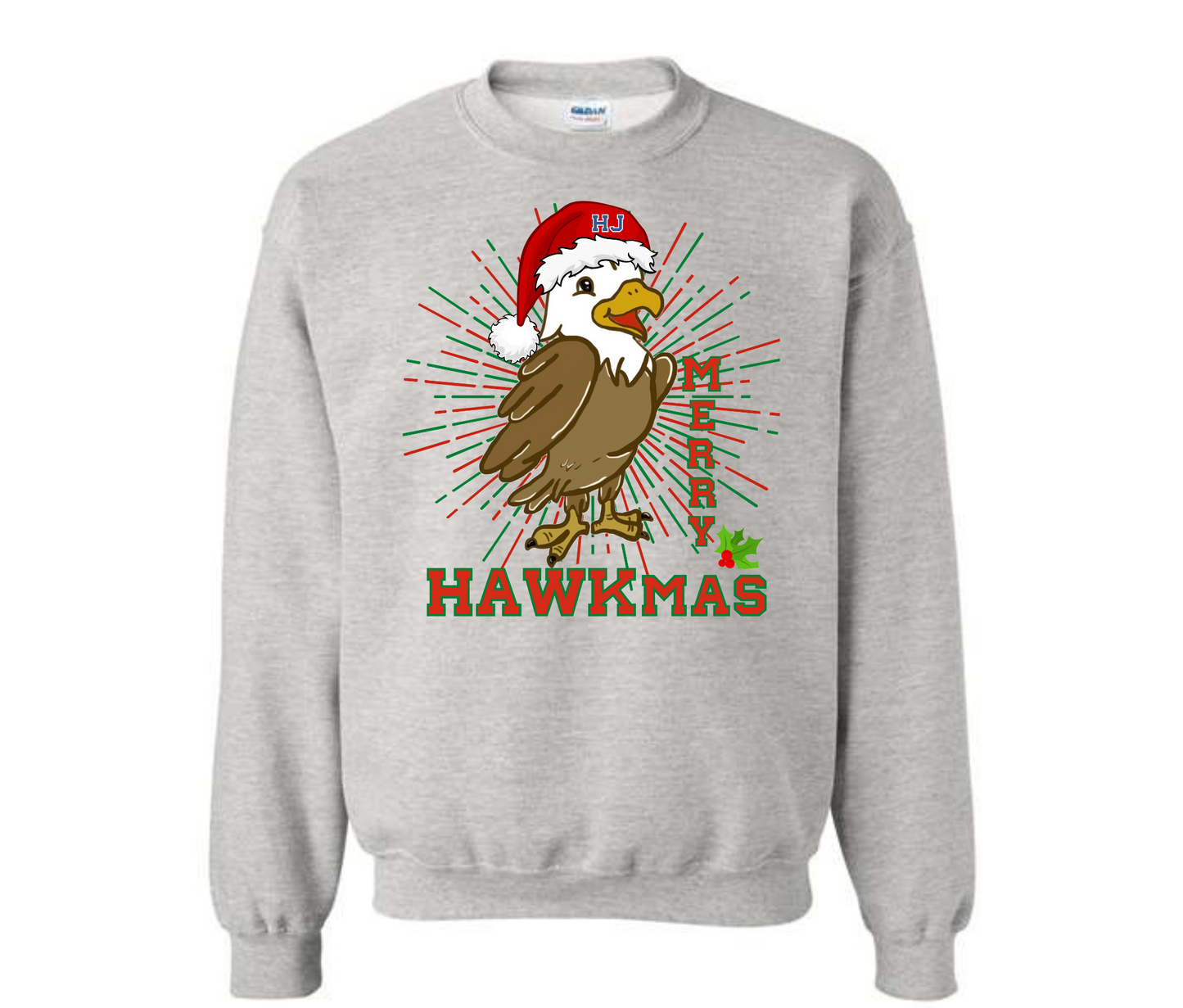 Merry Hawkmas by Ashley Sattler Sweatshirt & Hoodie & Long Sleeve Shirt