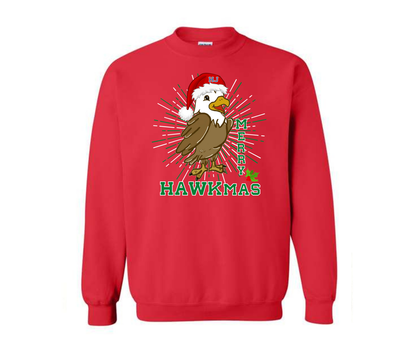 Merry Hawkmas by Ashley Sattler Sweatshirt & Hoodie & Long Sleeve Shirt